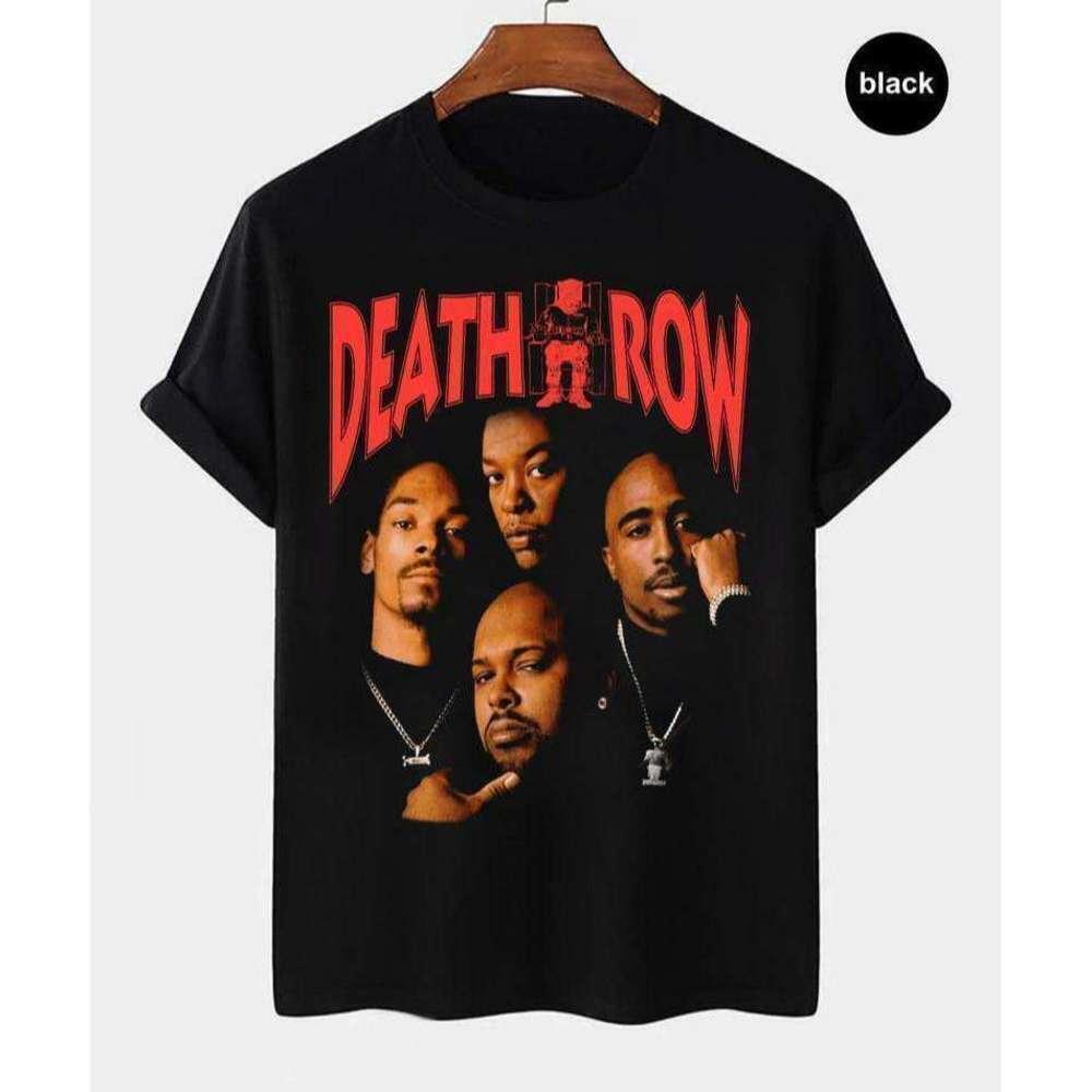 Death Row Records 90S Hip Hop Label Classic Streetwear T-Shirt